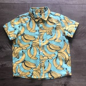 Never worn, Freshly Picked 3t boys button up 🍌😎